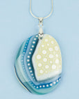 Signature Large Gem Pendant - Ethereal Ocean