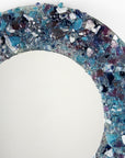 Artisan Beachcomber 50cm Round Mirror - Amethyst