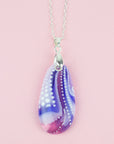 Signature Medium Gem Pendant - Foxglove Fusion