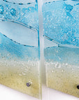 Artisan Aqua Fusion Staggered Triptych