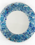 Artisan Beachcomber 50cm Round Mirror - Soft Blues