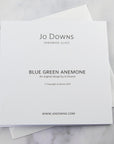 Greeting Card - Blue Green Anemone
