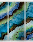 Artisan Organic Waves Small Triptych
