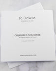 Greeting Card - Coloured Seahorse