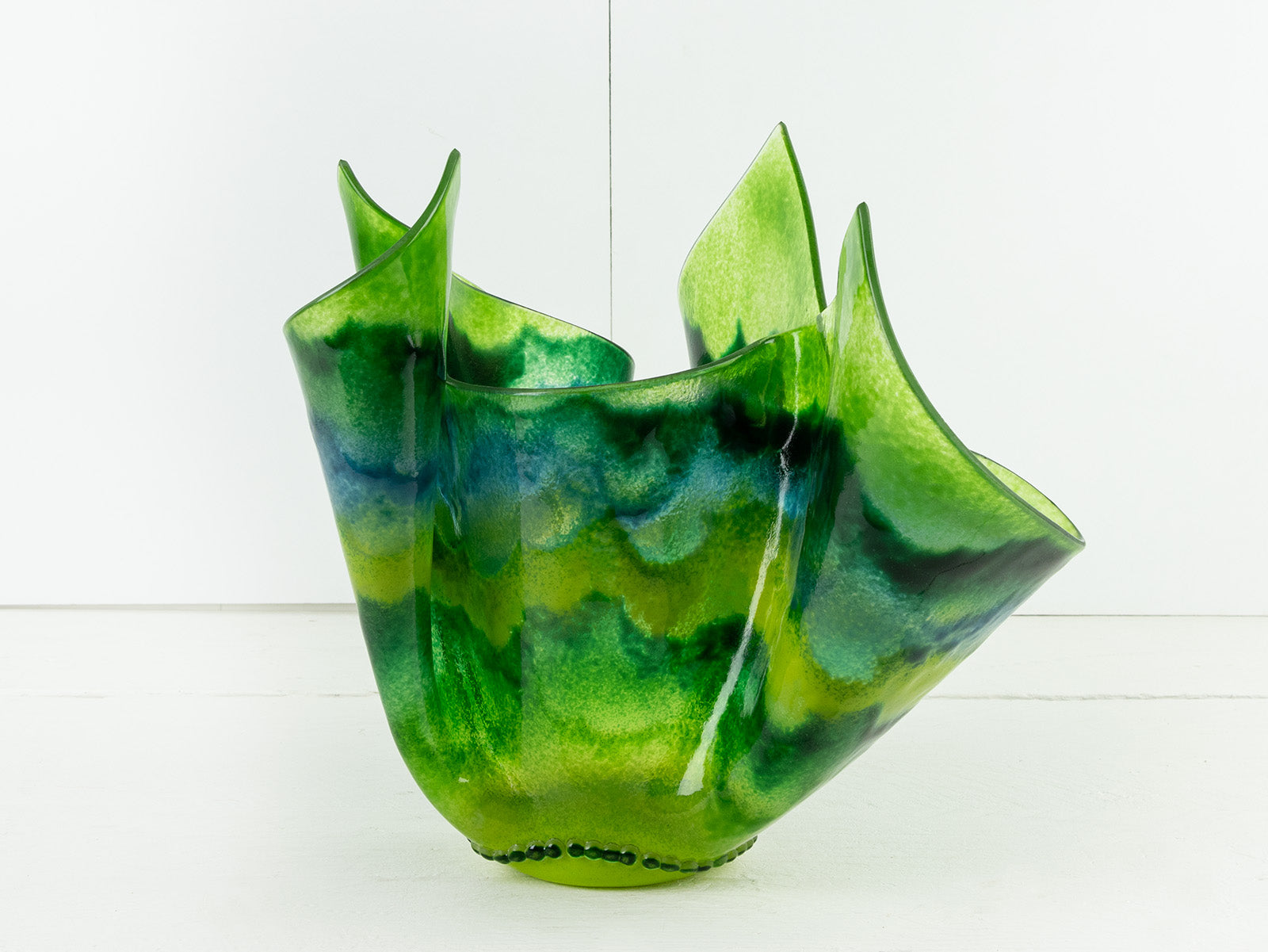 Artisan Emerald Ocean Large Vase