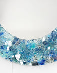 Artisan Beachcomber 50cm Round Mirror - Aqua Blues