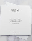 Greeting Card - Green Rockpool