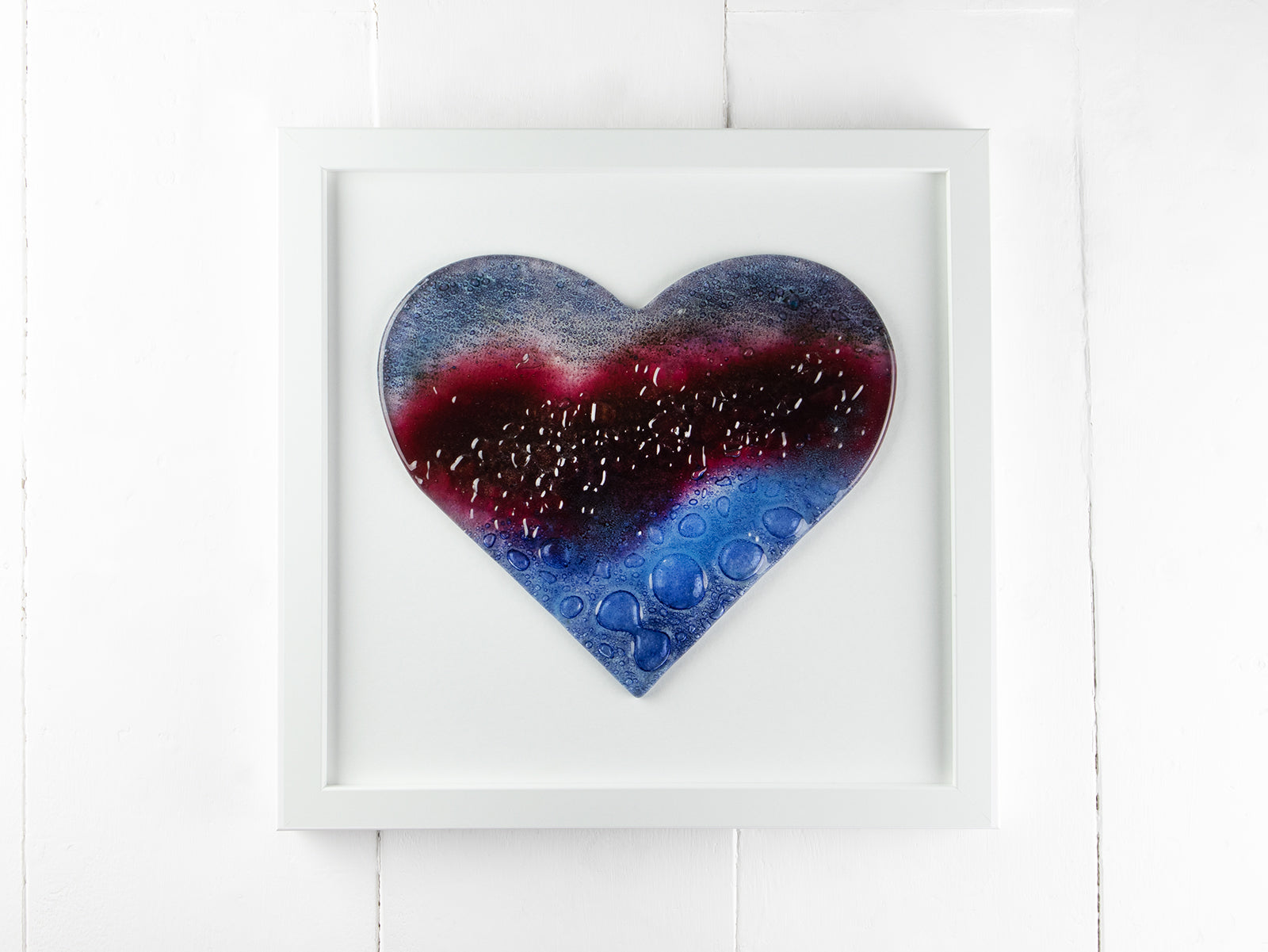 Heart Large Art Frame - Magenta