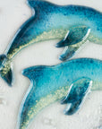 Artisan Aqua Dolphin Medium Art Frame