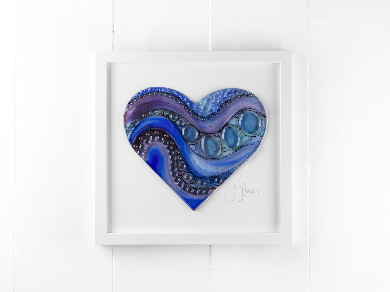 Jo Downs Signature Ocean Heart Large Art Frame - A