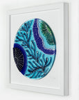 Signature Azure Bloom Large Art Frame