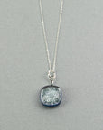 Silver Small Gem Pendant Necklace