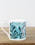 Balmoral Mug Standard - Floral Teal