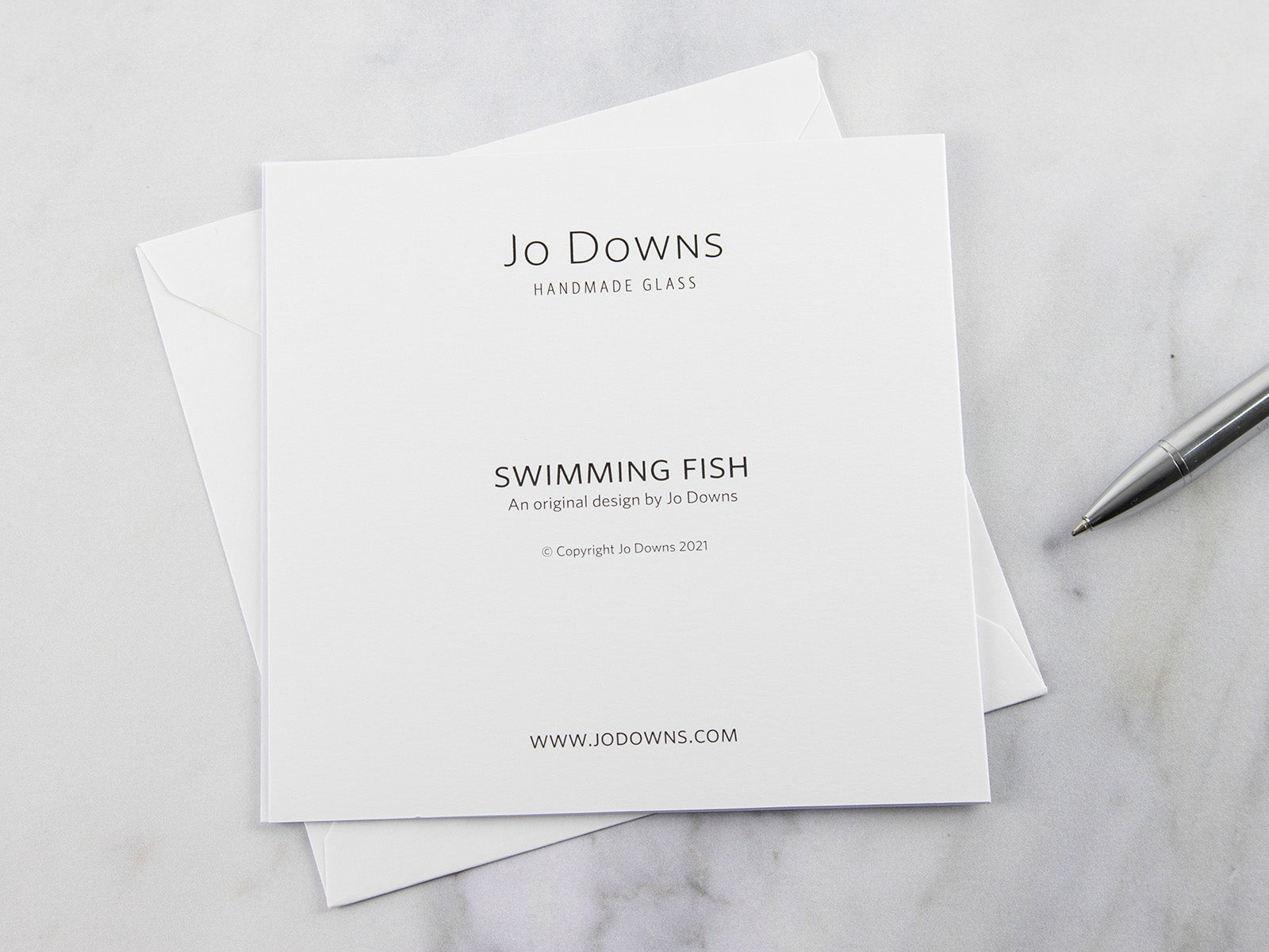 Greeting Card - Swimming Fish