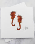 Greeting Card - Twin Seahorse