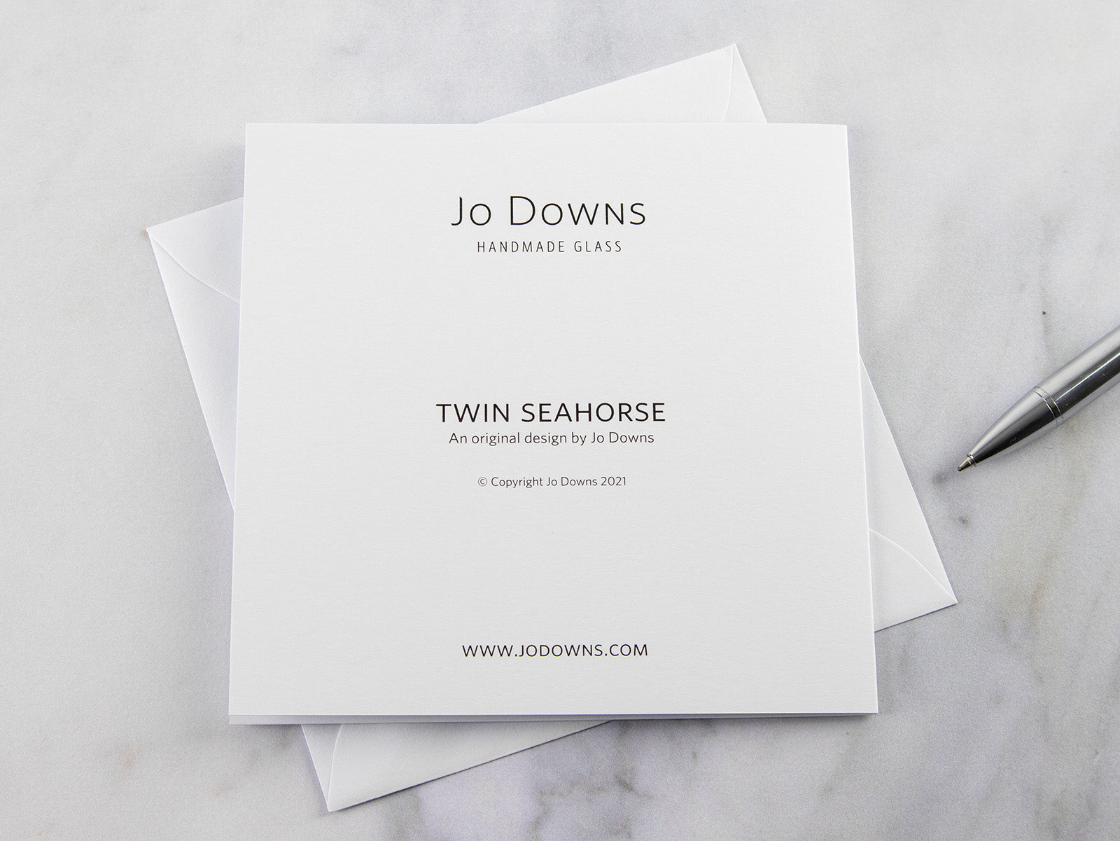 Greeting Card - Twin Seahorse