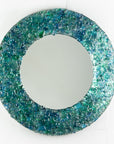 Artisan Beachcomber 50cm Round Mirror - Aquamarine