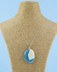 Signature Large Gem Pendant - Ethereal Ocean