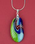 Signature Medium Gem Pendant - Sea Meadow
