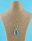 Signature Large Gem Pendant - Coastal Glow
