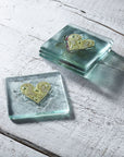 Photo of Classic Klaar Gold Heart Coaster