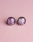 Pink Stud Earrings