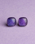Purple Stud Earrings