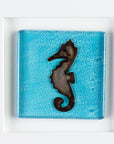 Topaz Seahorse Small Art Frame