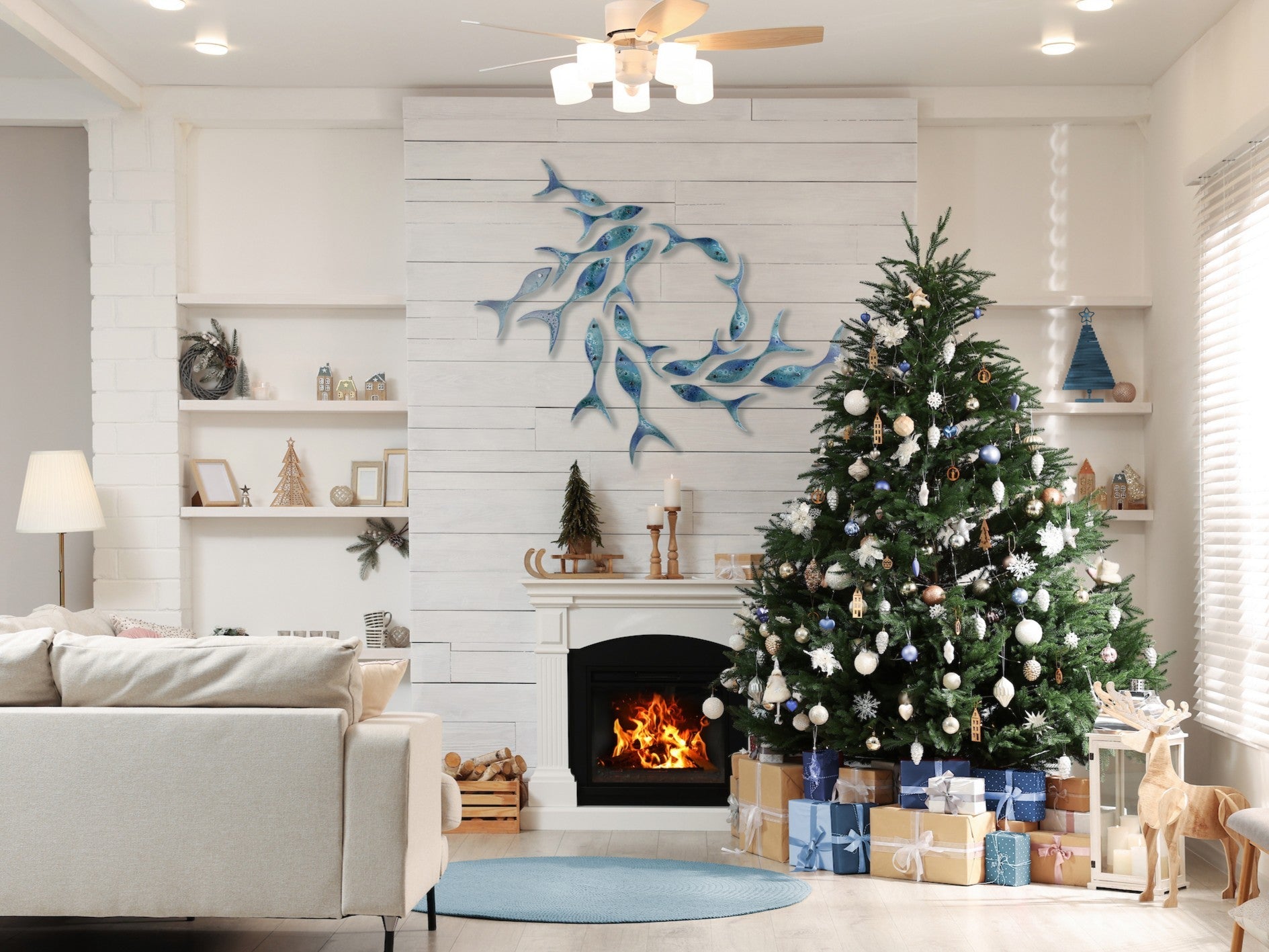 Seasonal Decor: Bringing the Magic of Fused Glass Christmas Decorations.