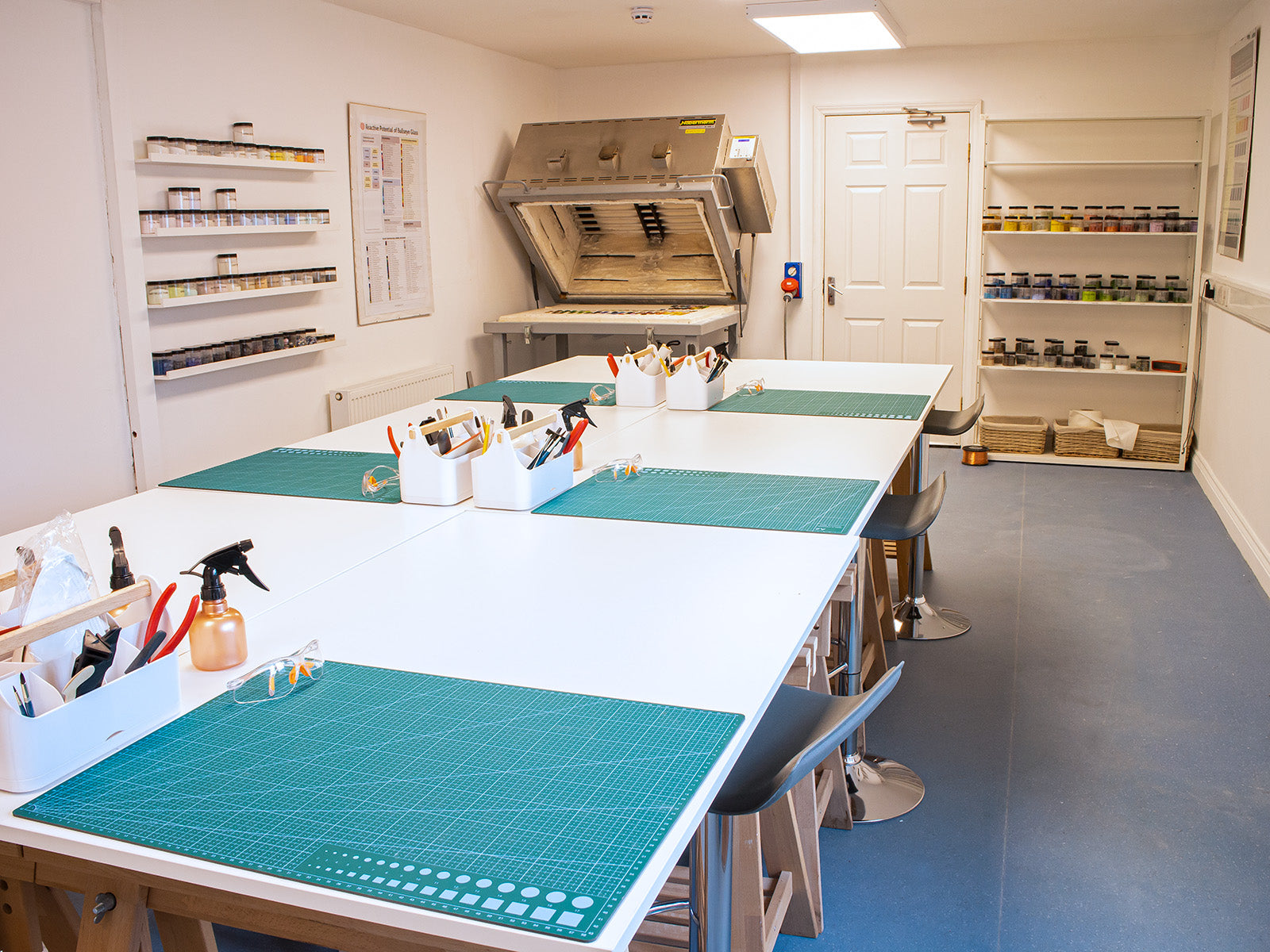 Experience a fused glass workshop this summer