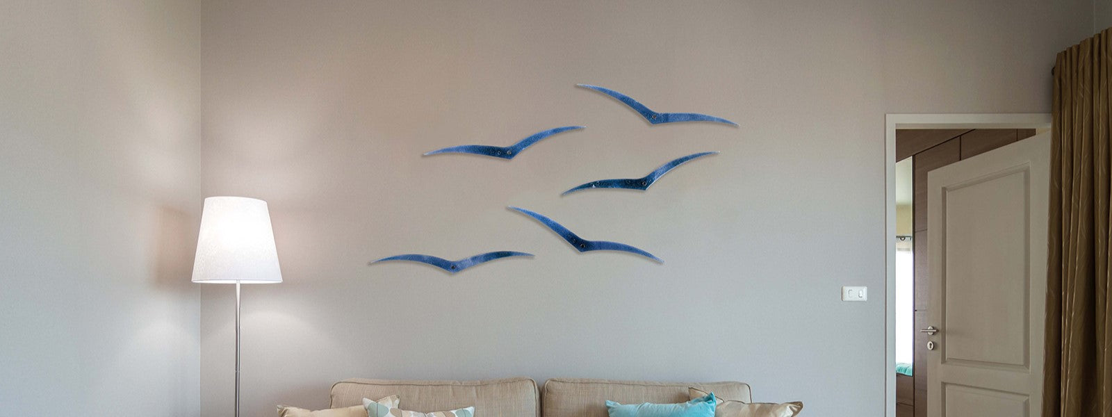 Gulls & Dolphin Wall Art