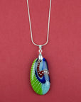 Signature Medium Gem Pendant - Sea Meadow