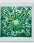 Artisan Green Sunburst Extra Large Art Frame