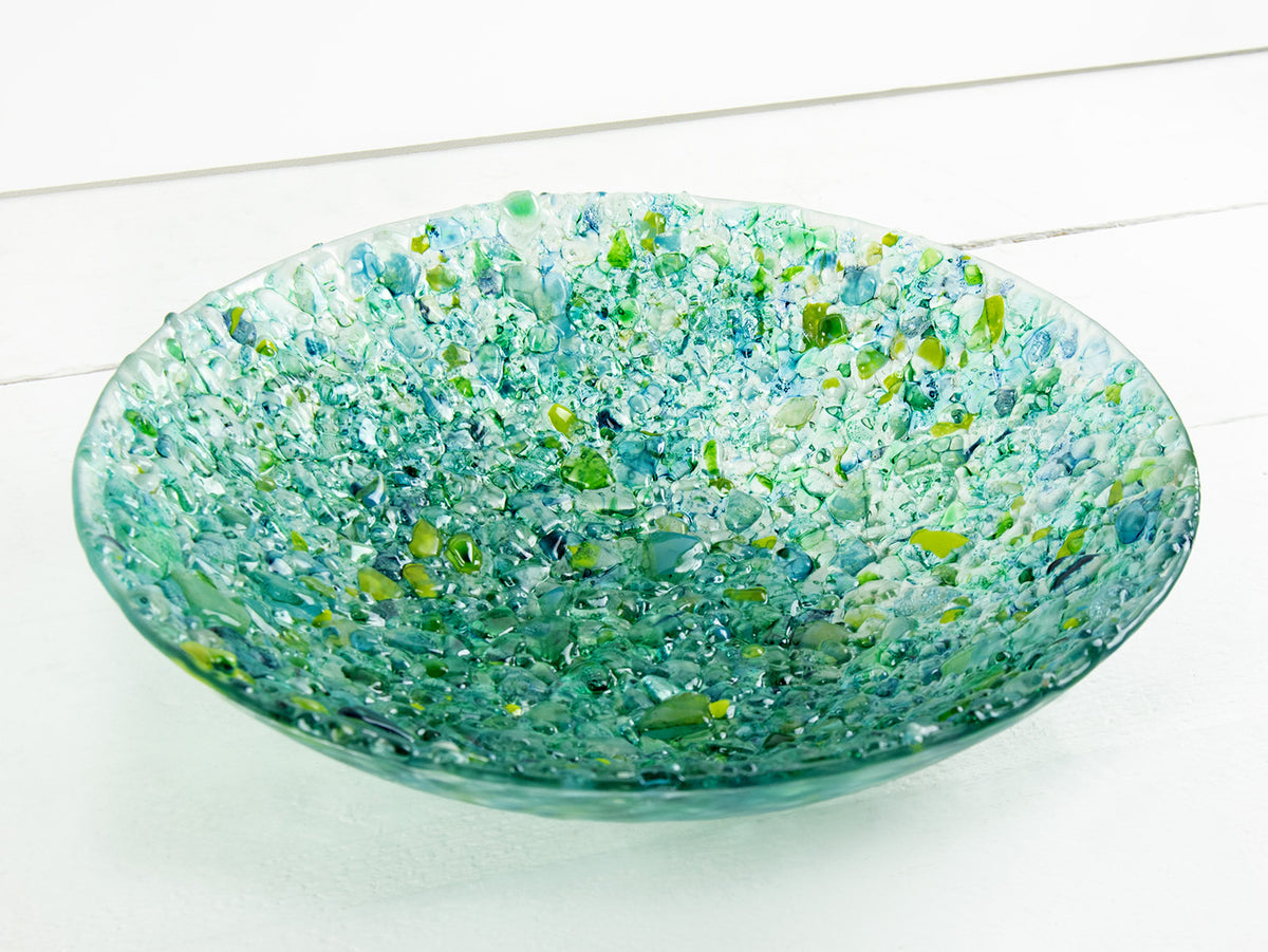 Artisan Beachcomber Extra Large Deep Dish - Sea Green