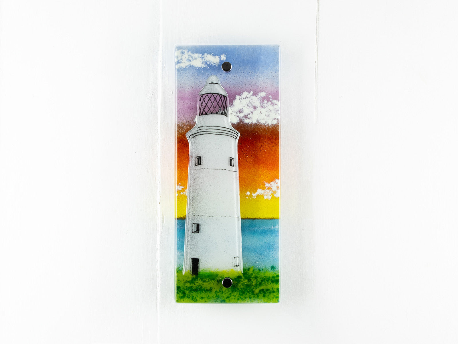 Artisan Lighthouse In The Sunset Extra Small Wall Panel