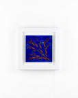 Artisan Swimming Fish Medium Art Frame - Royal Blue