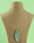 Signature Organic Ocean Pendant Necklace - C