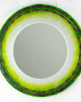 Artisan Emerald Fish 50cm Round Mirror