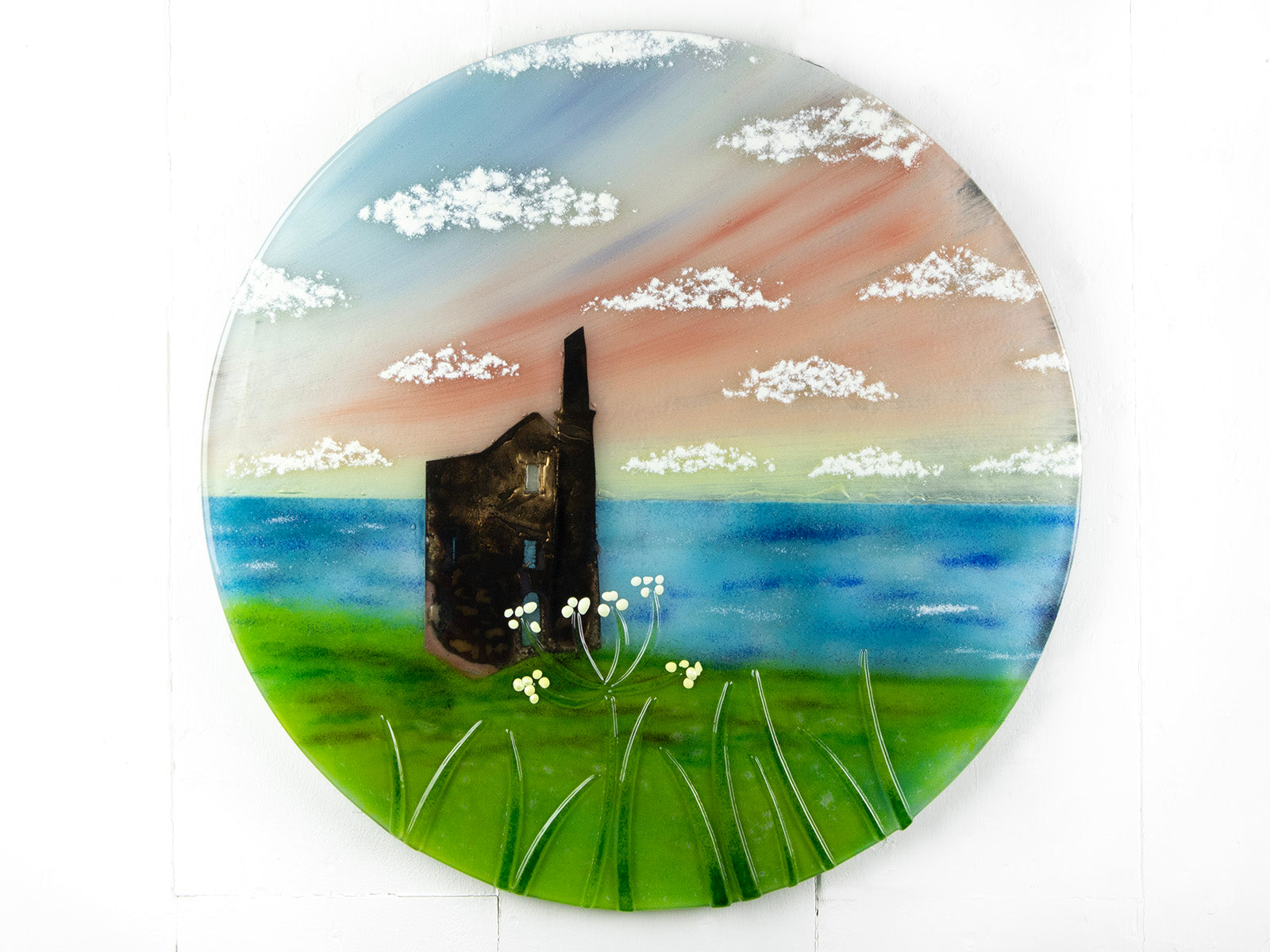 Artisan Tin Mine Circular Wall Panel