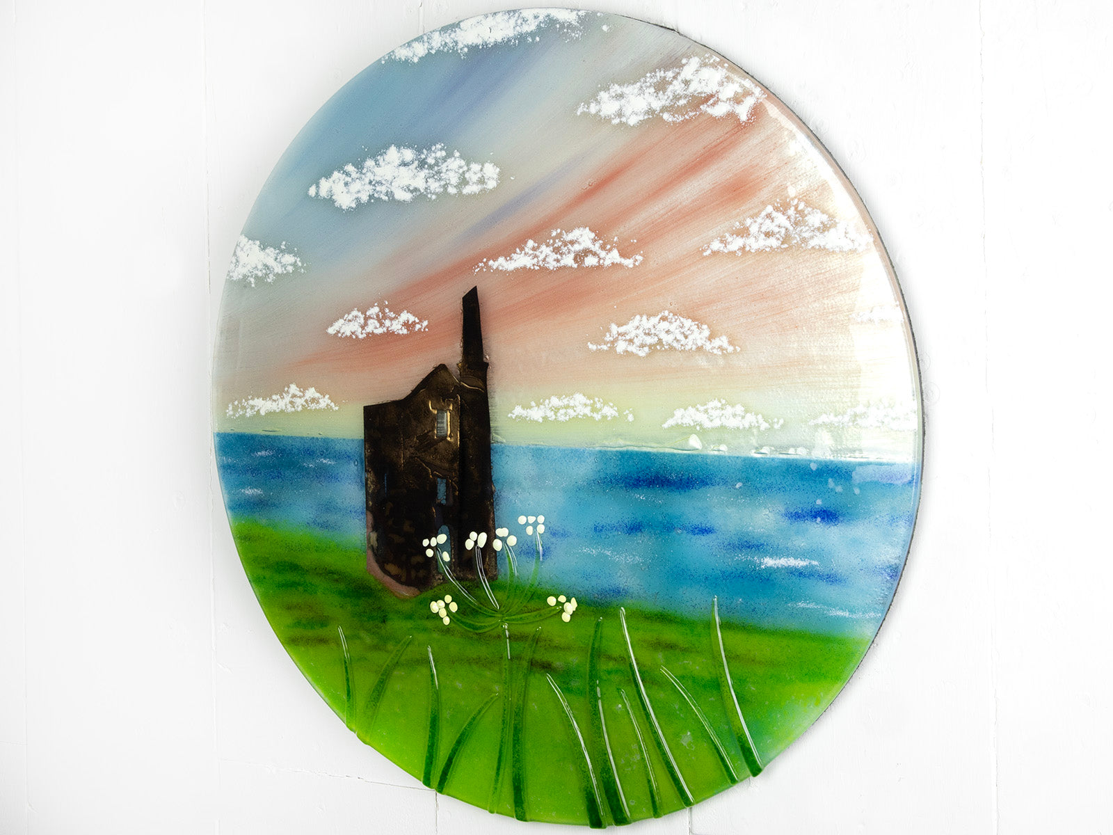 Artisan Tin Mine Circular Wall Panel