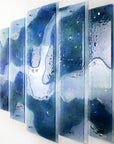 Artisan Blue Ocean 90cm Staggered Quintych