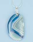 Signature Large Gem Pendant - River Stone