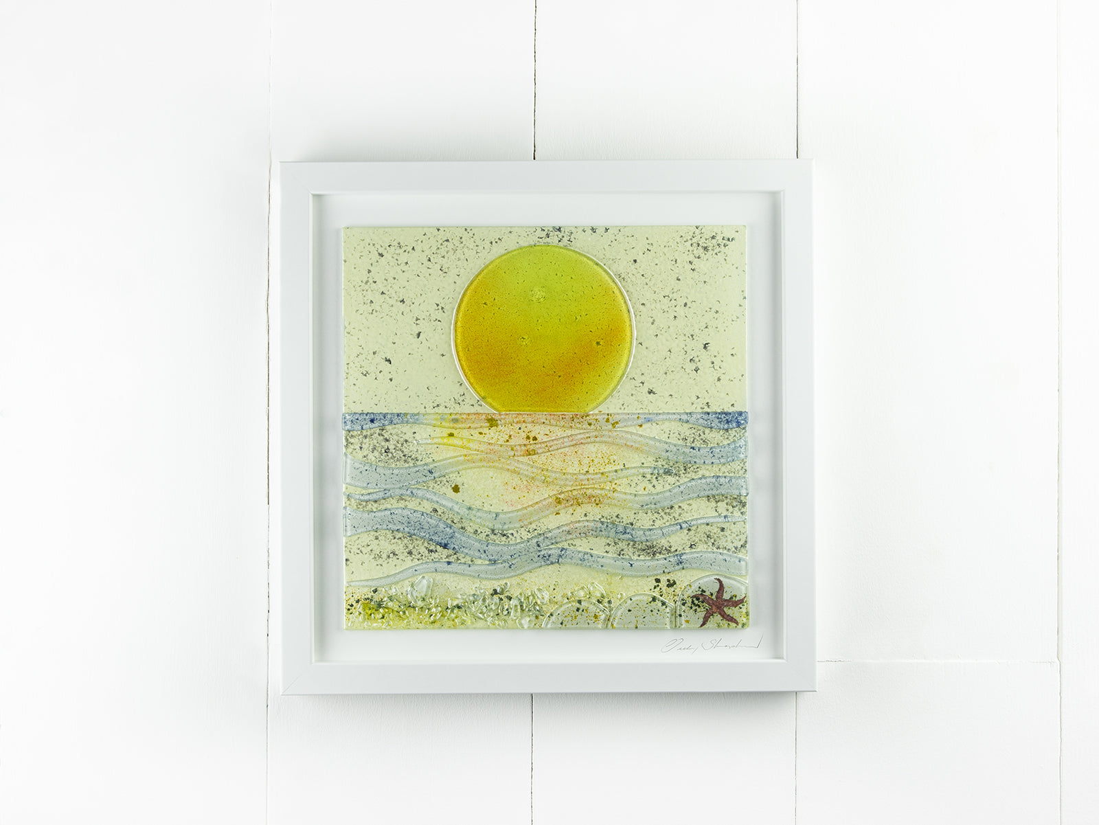 Artisan Sunrise Large Art Frame – Jo Downs Handmade Glass