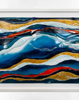 Artisan Abstract Waves Extra Large Oblong Art Frame