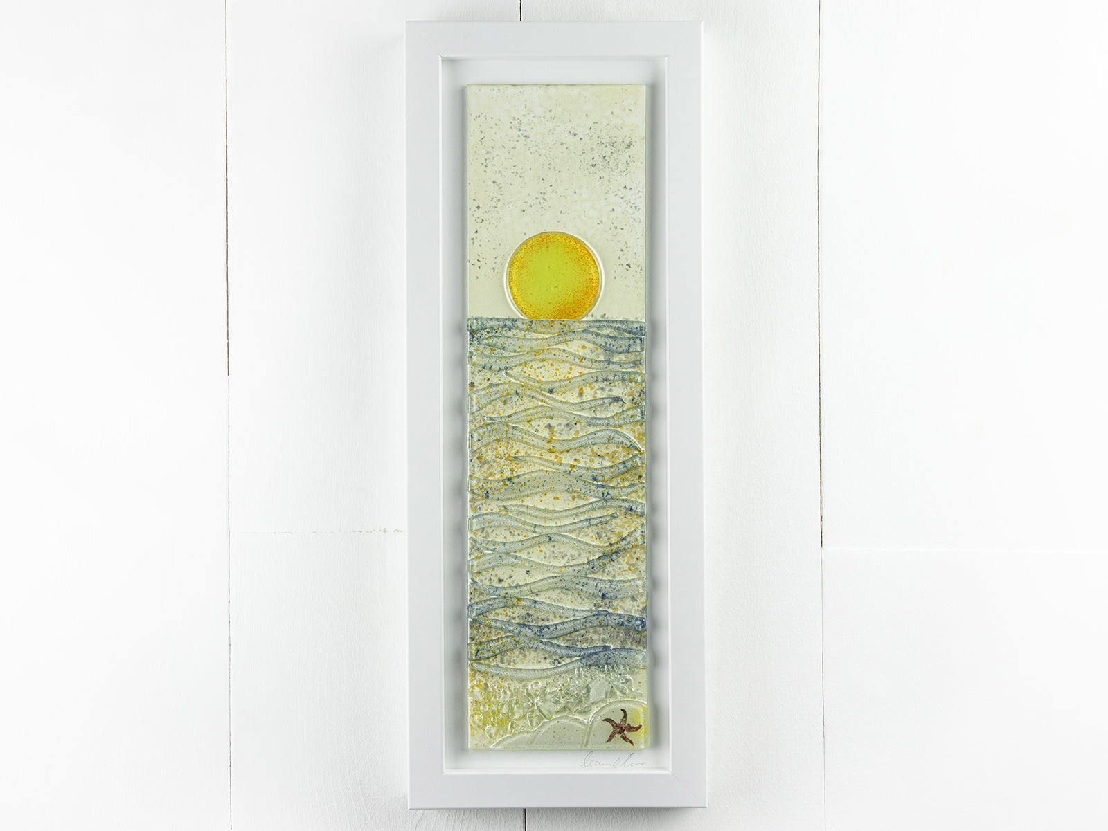 Artisan Sunrise Rectangular Art Frame – Jo Downs Handmade Glass