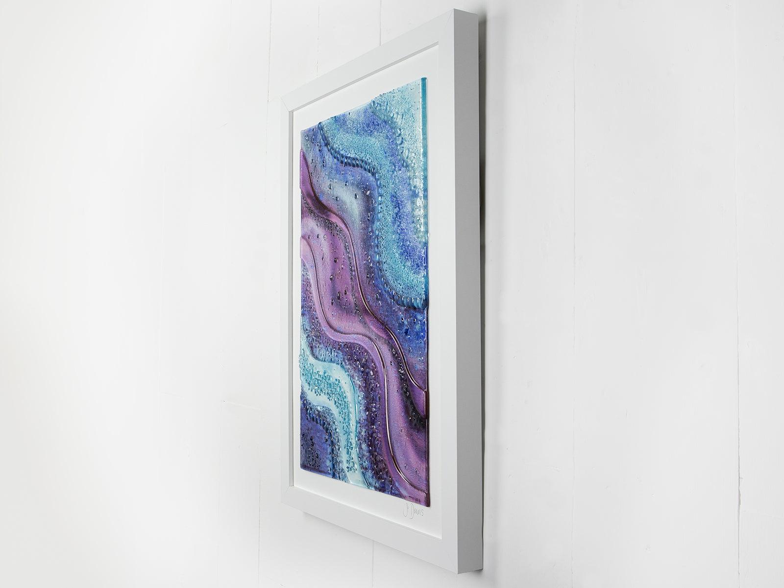 Artisan Amethyst Waves Large Oblong Art Frame
