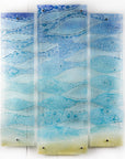 Artisan Aqua Fusion Staggered Triptych