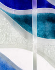 Artisan Azure Waves Staggered Triptych
