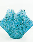 Artisan Beachcomber Large Vase - Teal Marine Blue