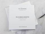 Greeting Card - Blue Green Anemone